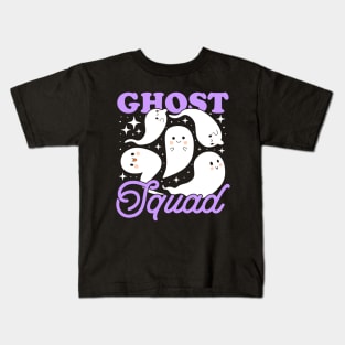 Ghost Squad Friendly Cute Halloween Kids T-Shirt